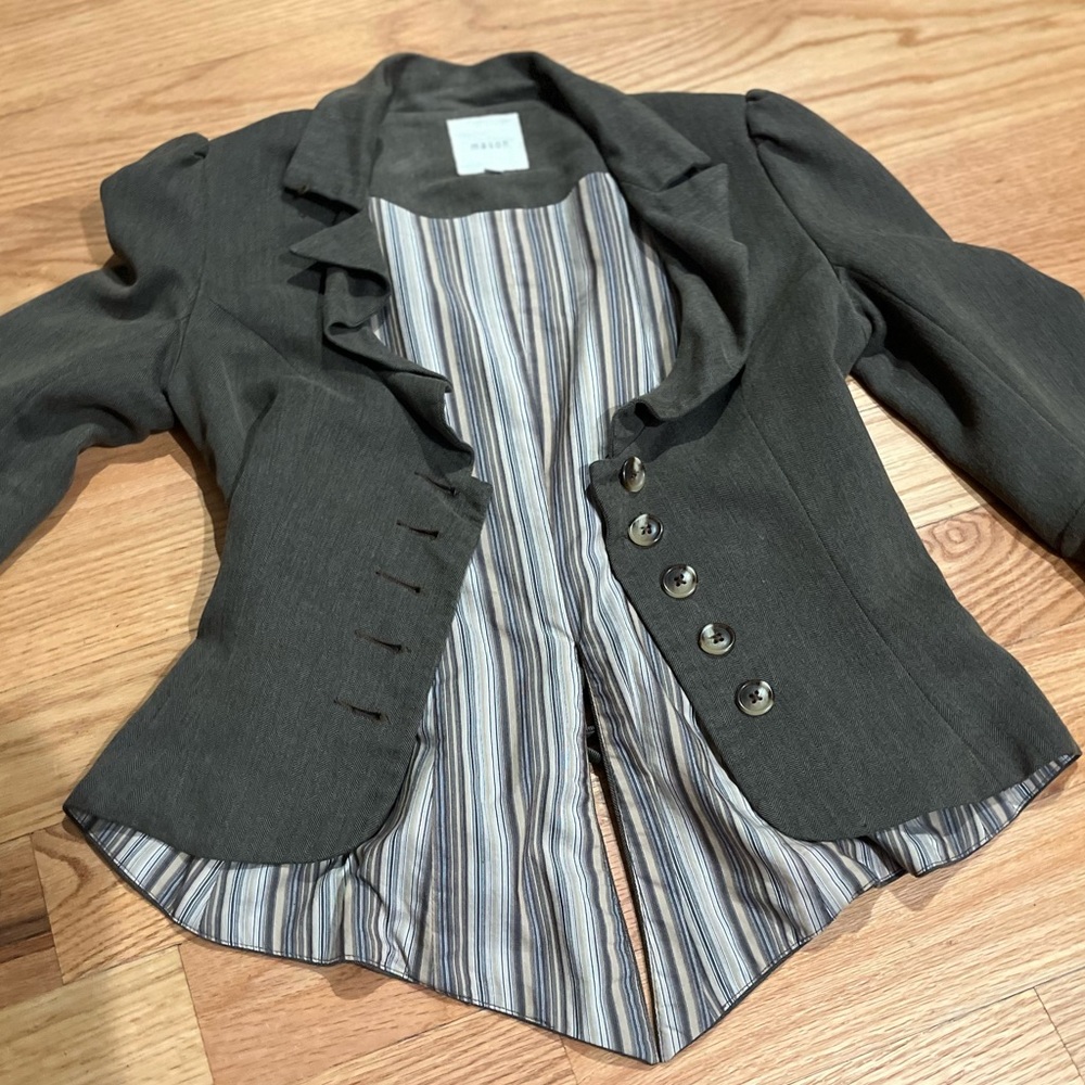 Vintage Michele Mason Corset Ruched jacket - Picture 2 of 13